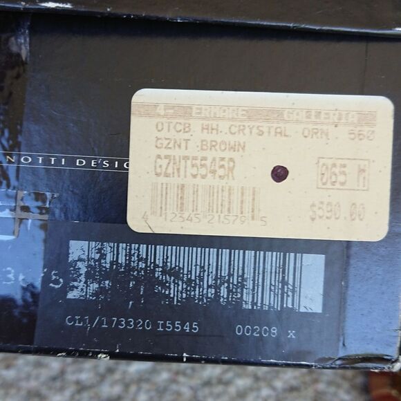 Giuseppe Zanotti Cognac Heels with Stone Embellishments Pumps size 36.5 - Picture 13 of 14